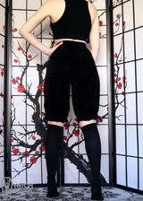 Black Velvet Long Bloomers