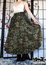 Millefleur Maxi Skirt with Pockets