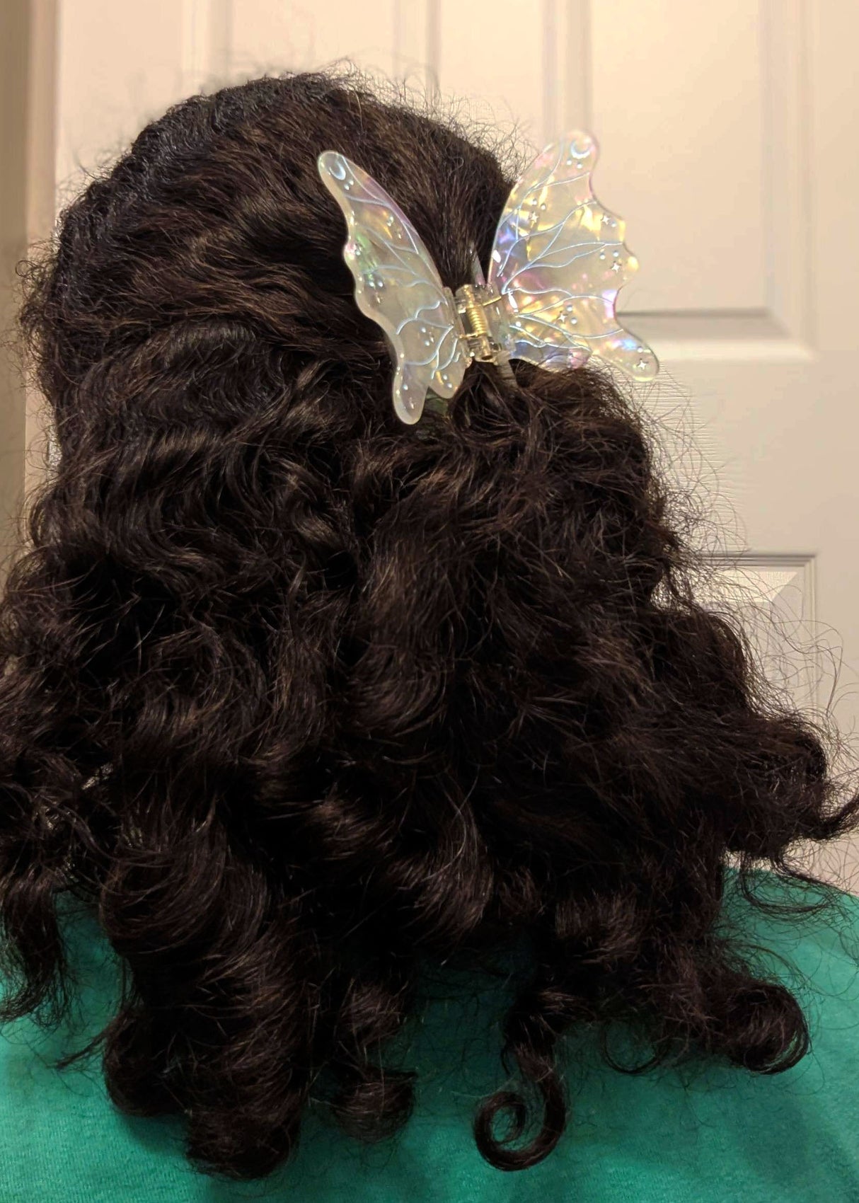 [Jollie Ollie Designs] Shimmery Fairy Wings Hair Claw Clip