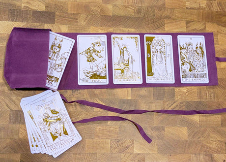 Lavender Gold Foil Tarot Deck & Guide