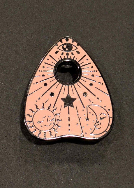 Pink Planchette Enamel Pin