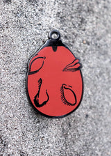Behelit Enamel Pin