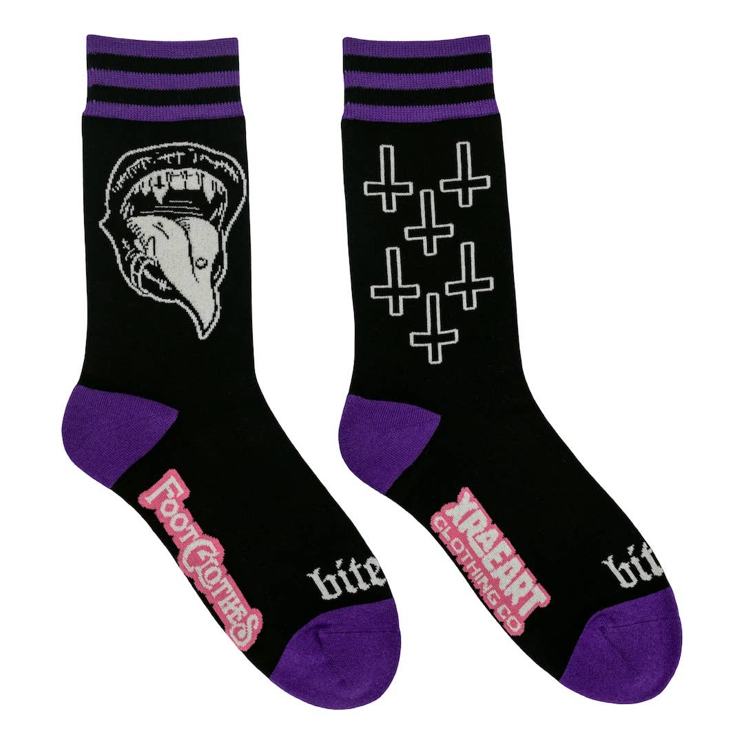 Bite Me Bitch Crew Socks
