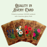 The Enchanted Flowers Tarot Deck & Guide