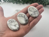 White Howlite Worry Stone