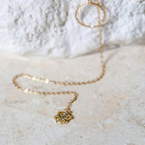 Gossamer Guardian Spider Lariat Necklace