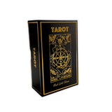 Black Gold Foil Tarot Deck & Guide