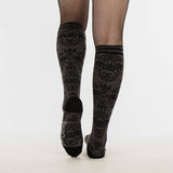 [FootClothes] Bat Damask Knee High Socks