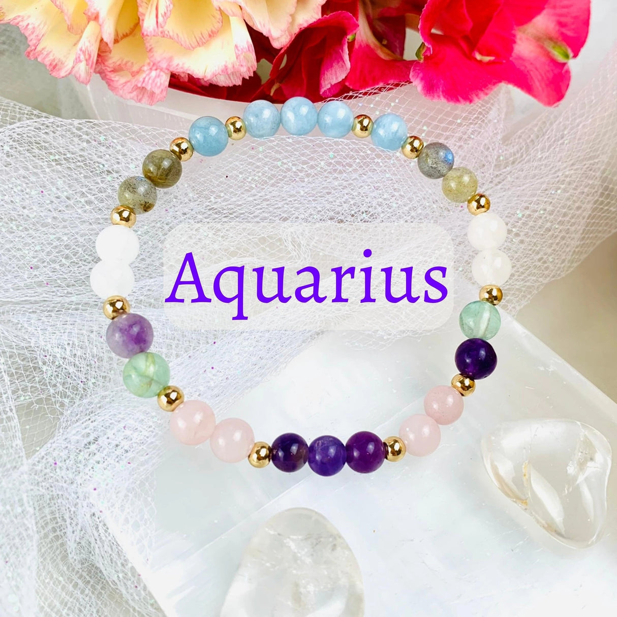 Aquarius Crystal Bracelet