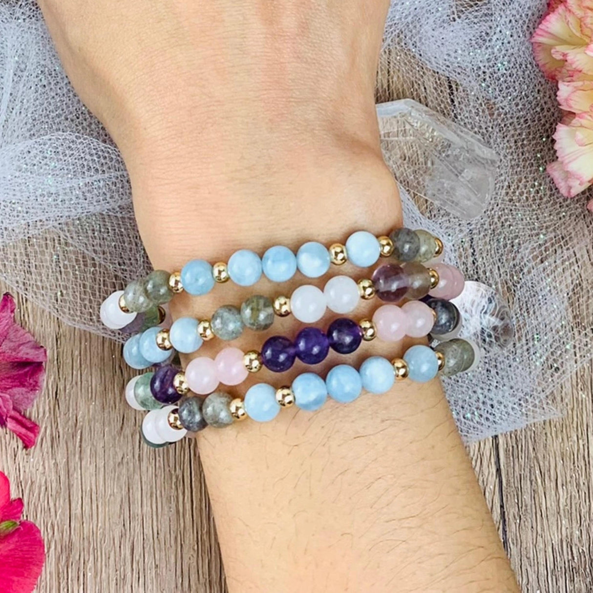 Aquarius Crystal Bracelet