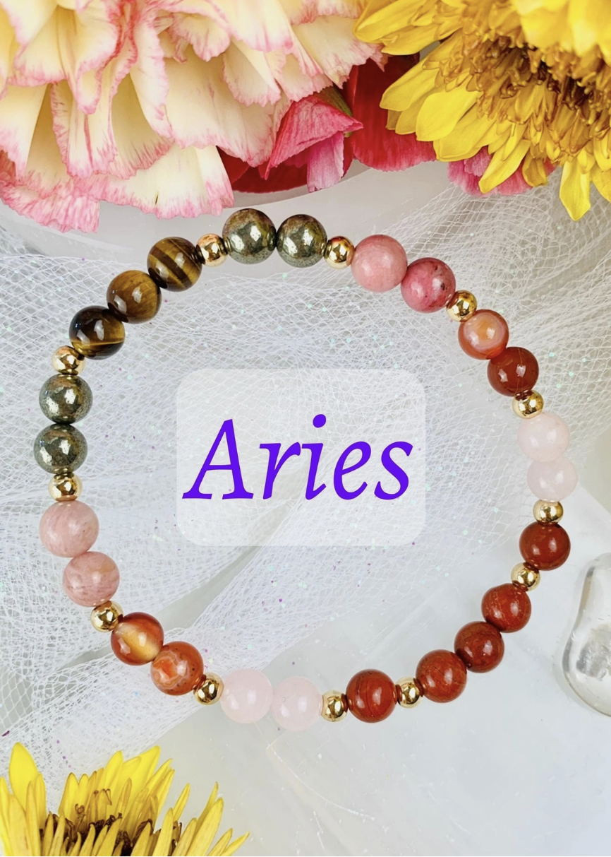 [Soul Charms] Aries Crystal Bracelet