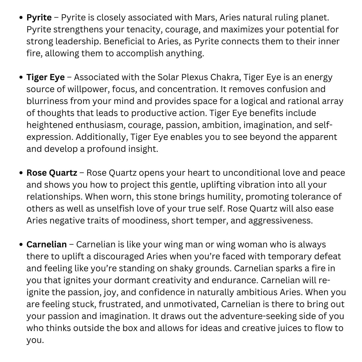 [Soul Charms] Aries Crystal Bracelet