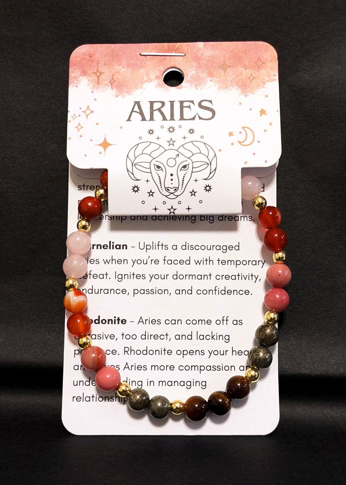 [Soul Charms] Aries Crystal Bracelet