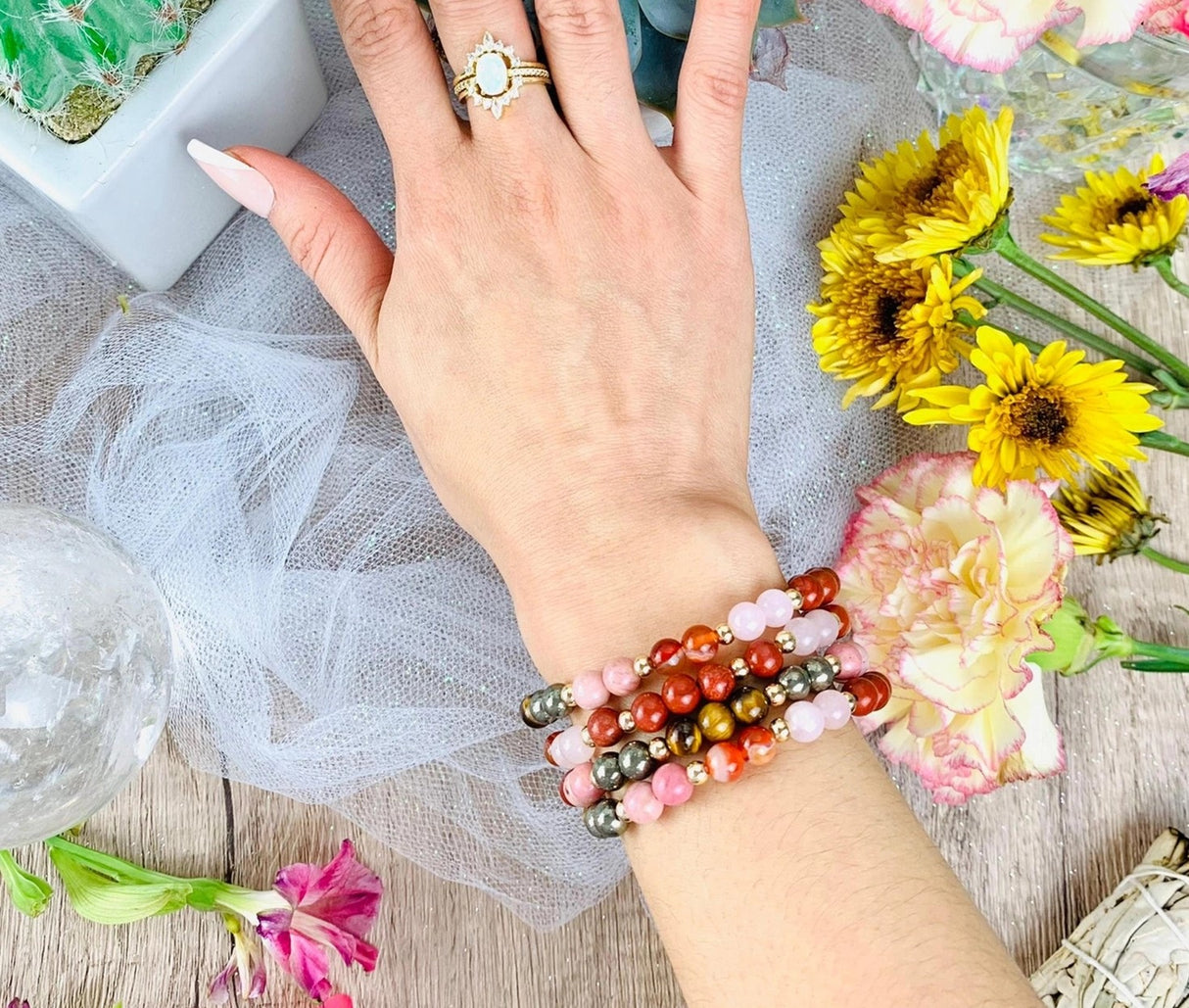 [Soul Charms] Aries Crystal Bracelet