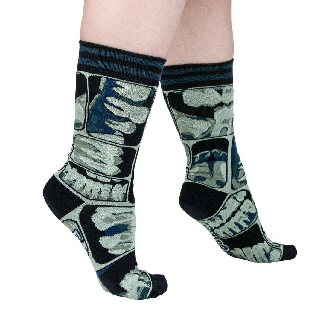Teeth X-Ray Crew Socks