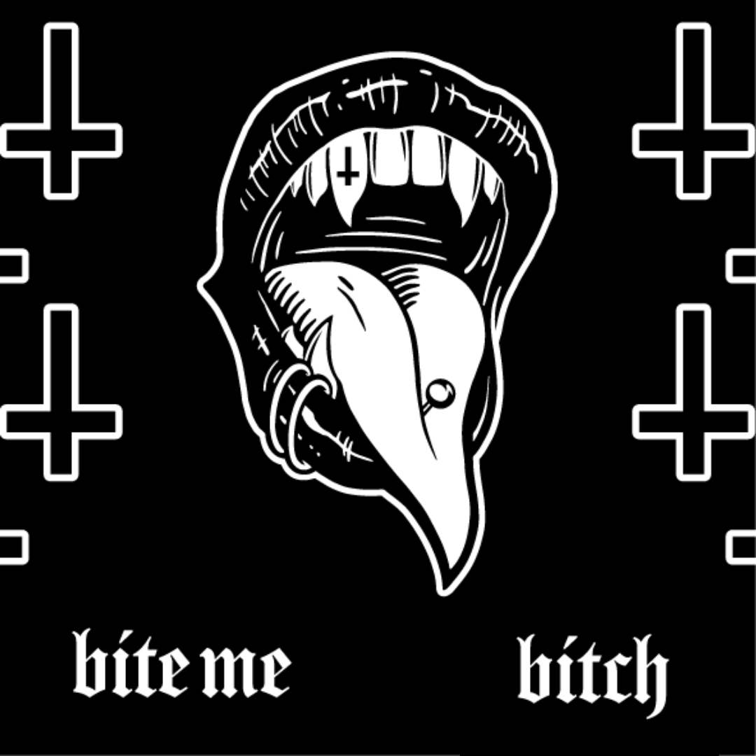 Bite Me Bitch Crew Socks