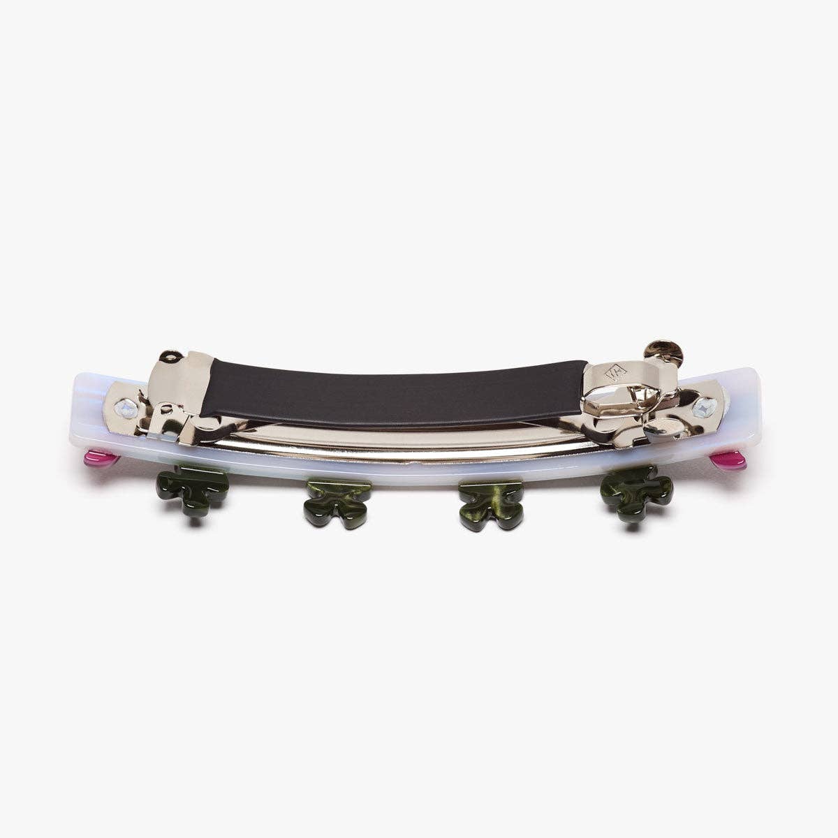 Red Clover French Barrette Hair Clip