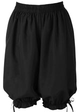 Black Crepe Long Bloomers