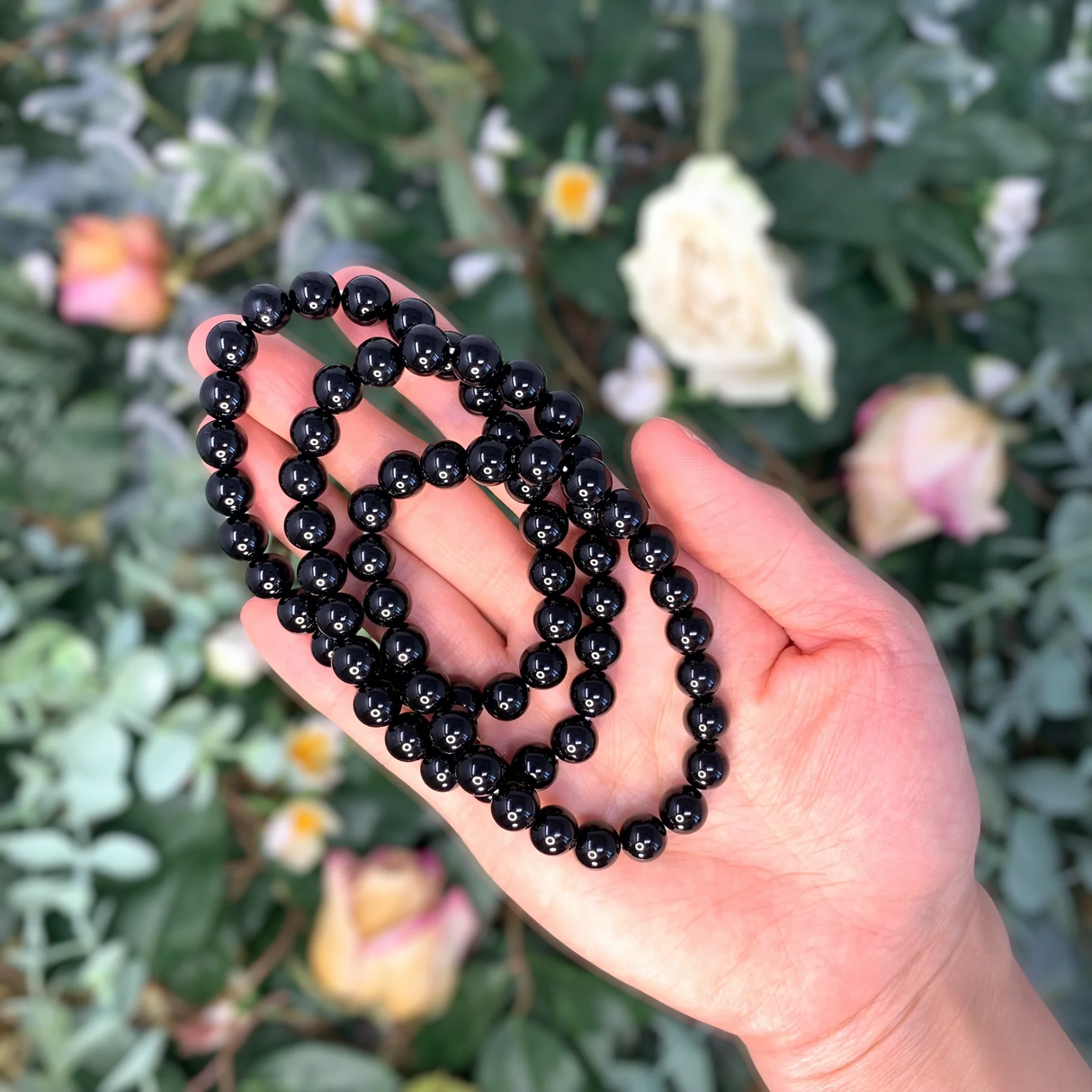 Black Obsidian Crystal Bracelet