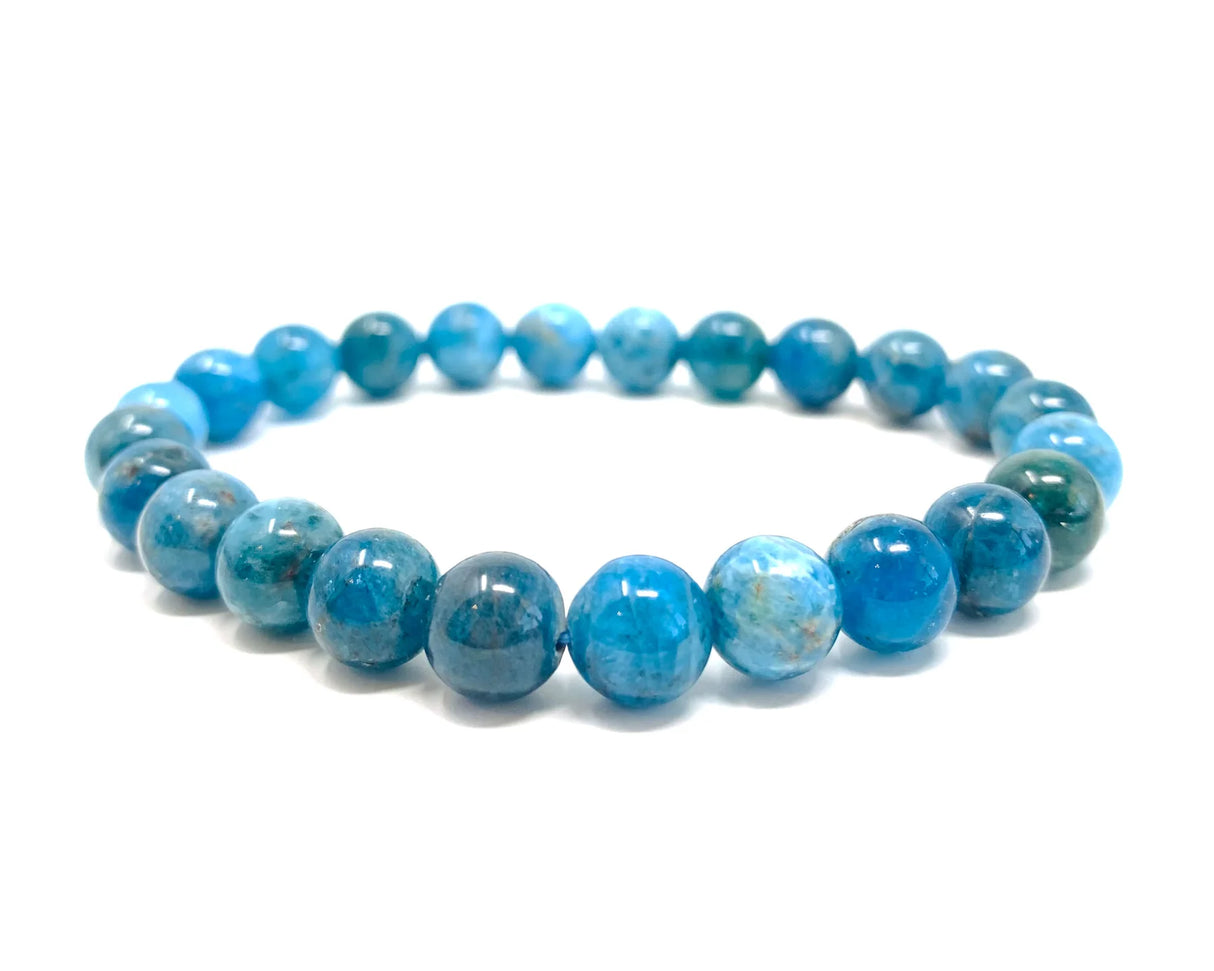 Blue Apatite Crystal Bracelet