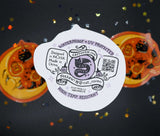 Cat Witch & Moon Sticker