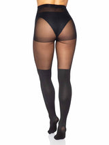 Black Cross Tights (One Size)