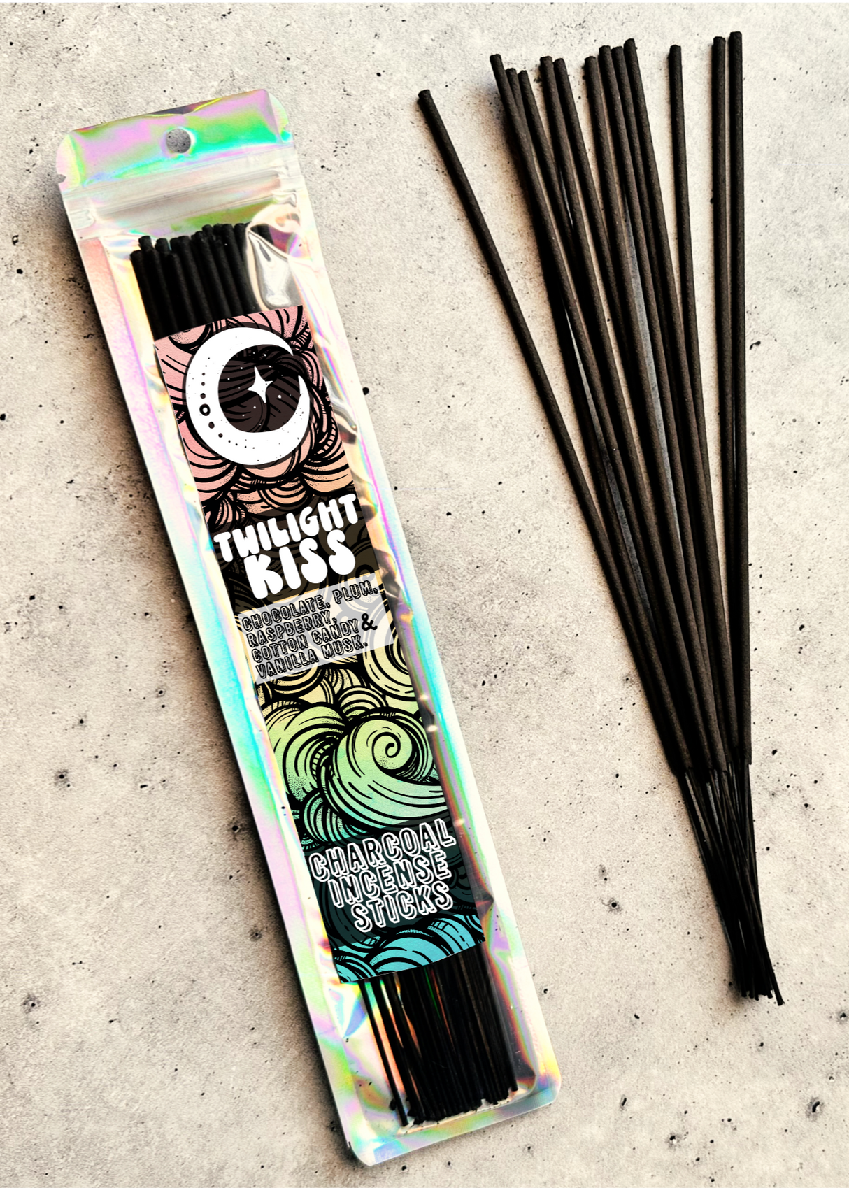 [Cosmically Misplaced] Twilight Kiss - 25 Charcoal Incense Sticks
