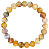 Crazy Lace Agate Crystal Bracelet