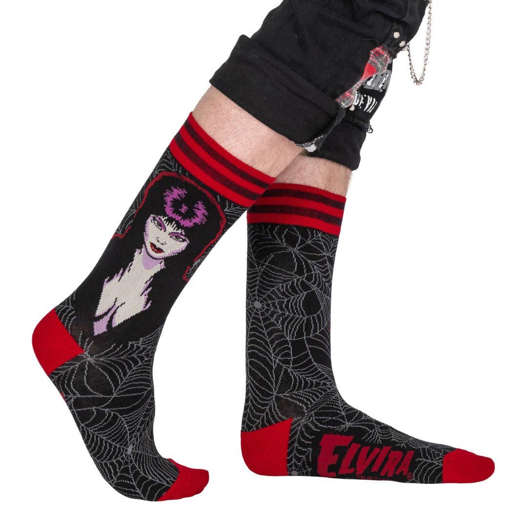 [FootClothes] Elvira Mistress of the Dark Crew Socks
