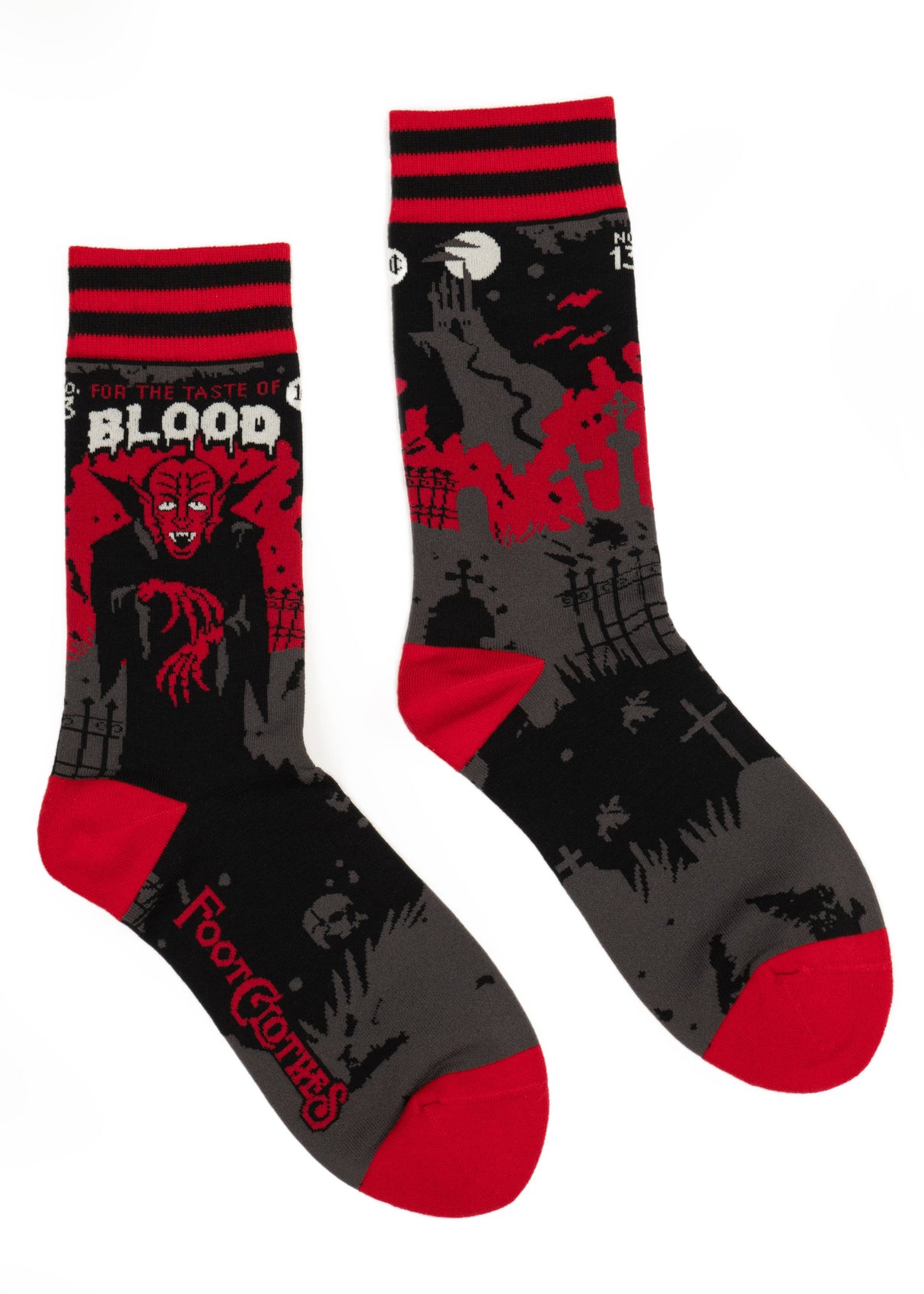 Dracula's Bloodlust Crew Socks