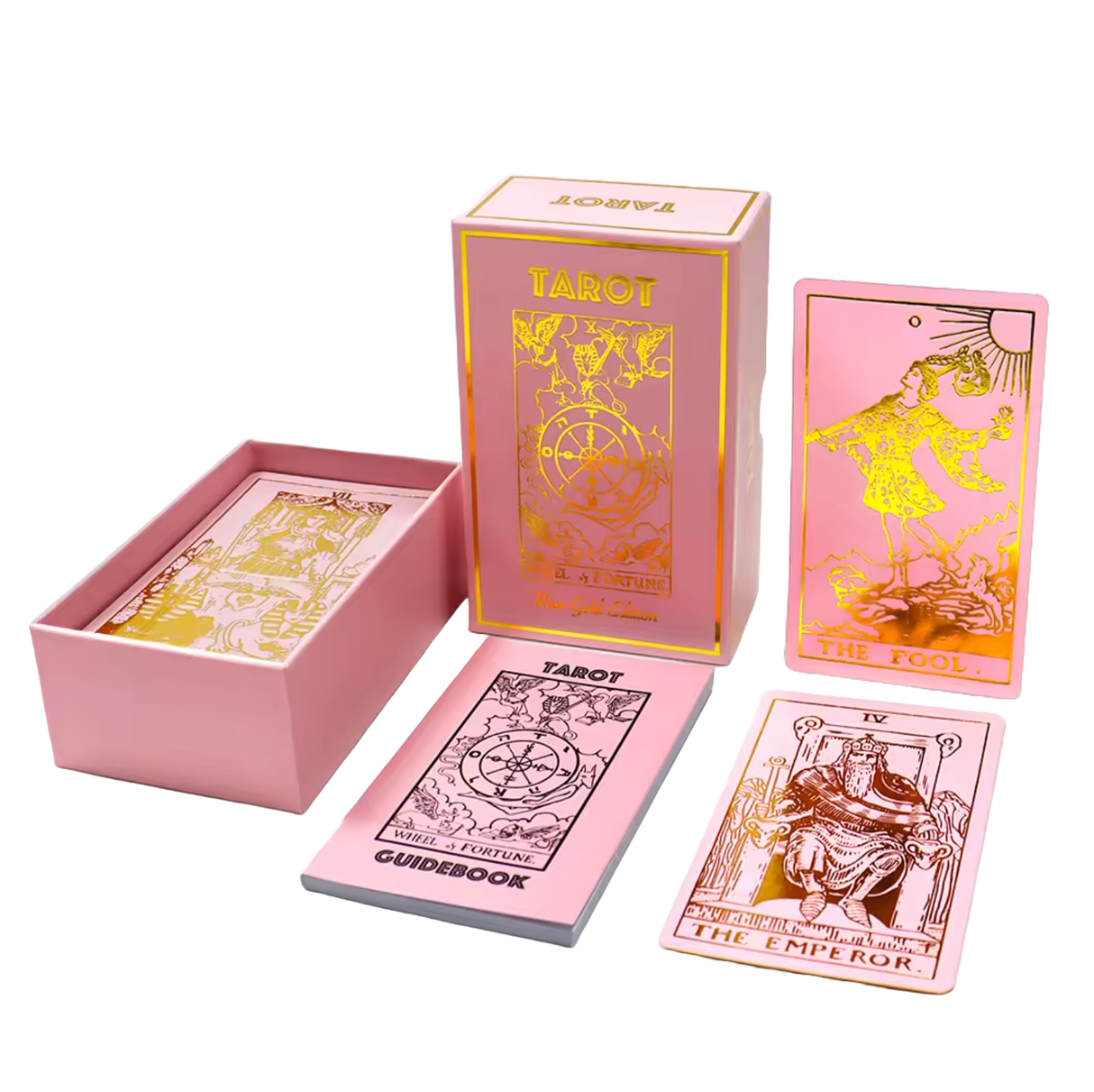 Rose Gold Foil Tarot & Guide