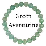 [Soul Charms] Green Aventurine Crystal Bracelet