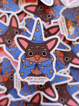 Furby Wizard Vinyl Sticker
