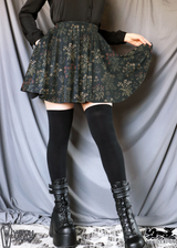 Millefleur Skater Skirt with Pockets