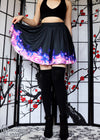 Mystic Flame Skater Skirt with Pockets