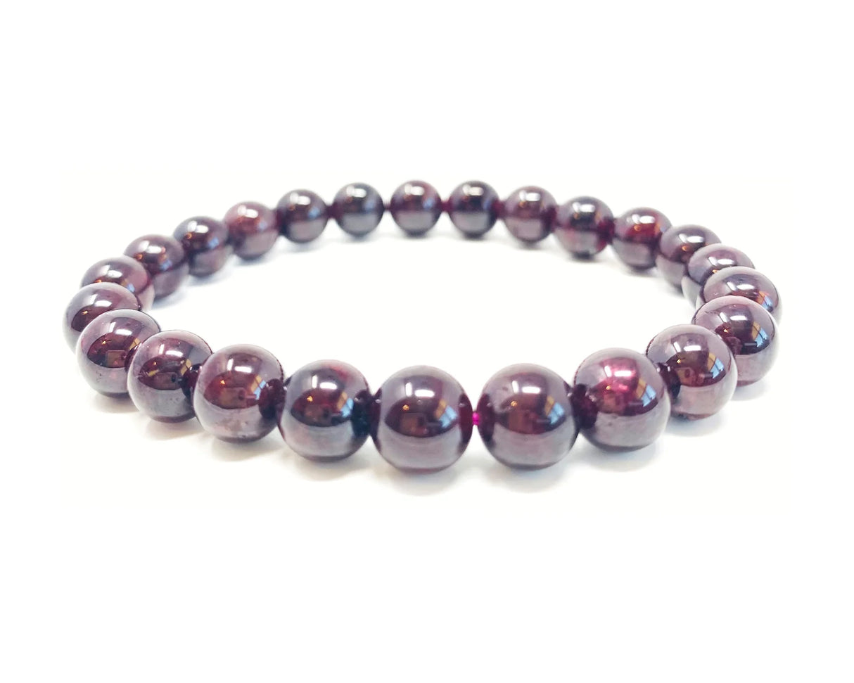 Red Garnet Crystal Bracelet