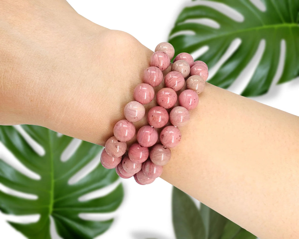 Rhodonite Crystal Bracelet