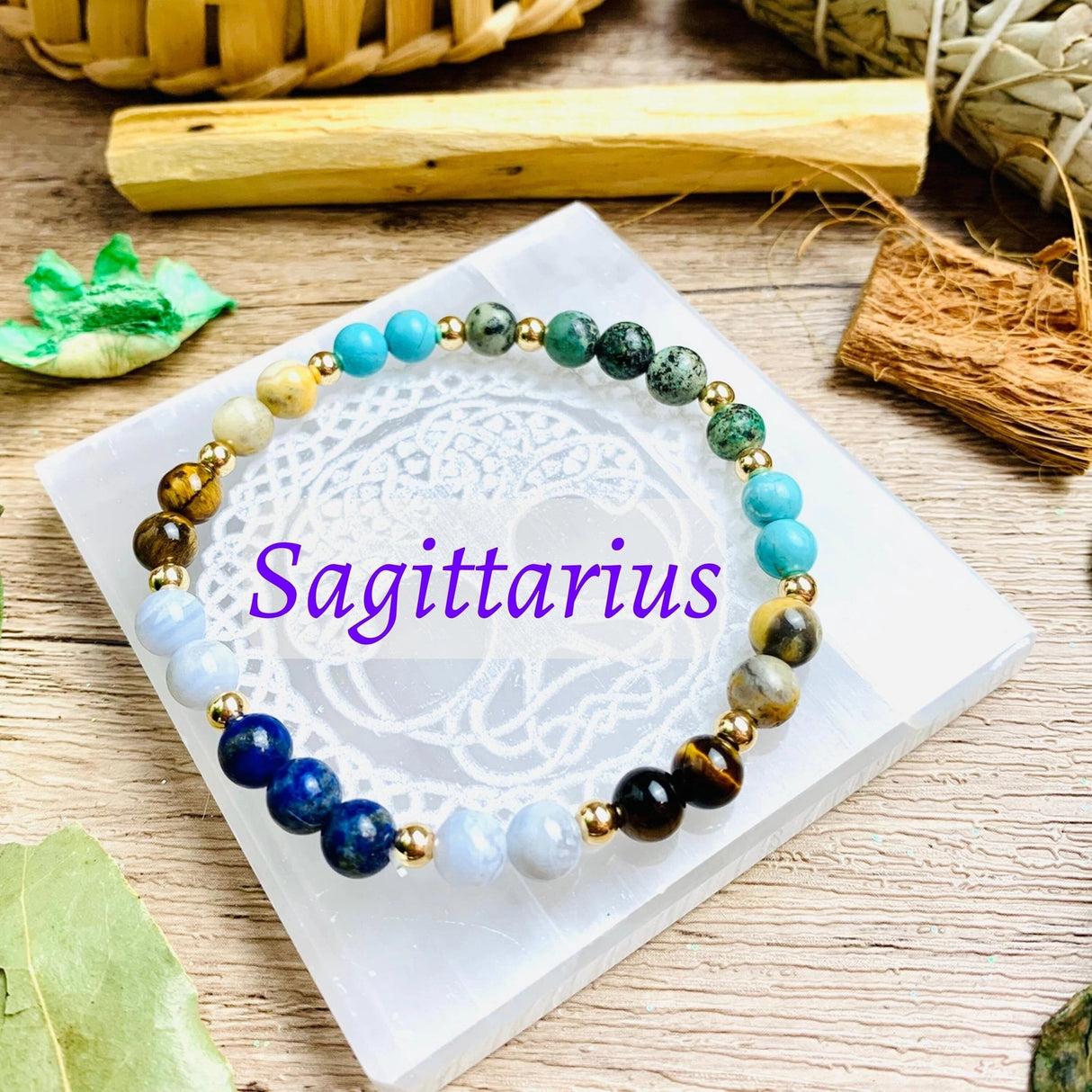 Sagittarius Crystal Bracelet