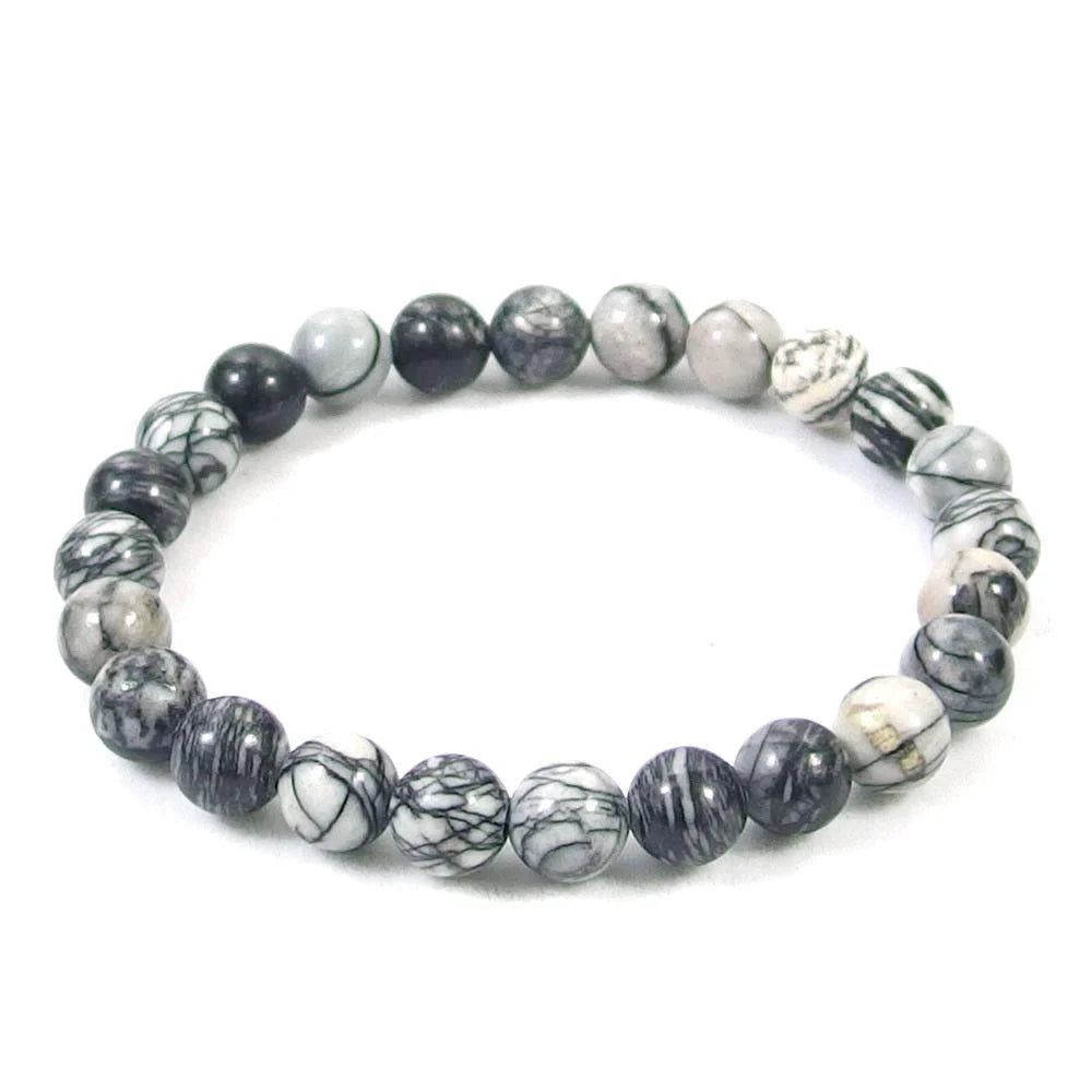 Spiderweb Jasper Crystal Bracelet