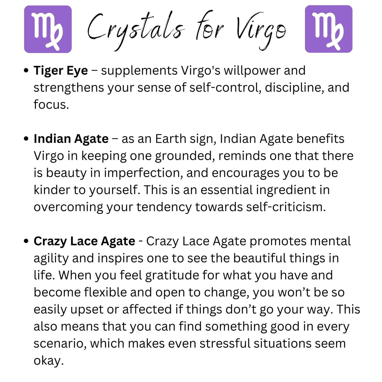 Virgo Crystal Bracelet