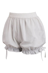 White Crepe Bloomers