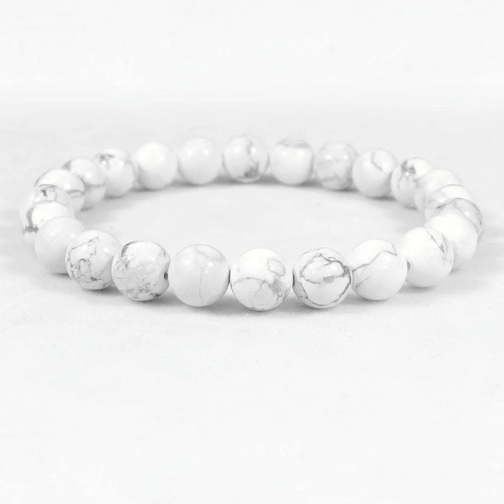 White Howlite Crystal Bracelet