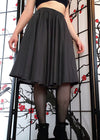 Grey Midi Skirt With Pockets