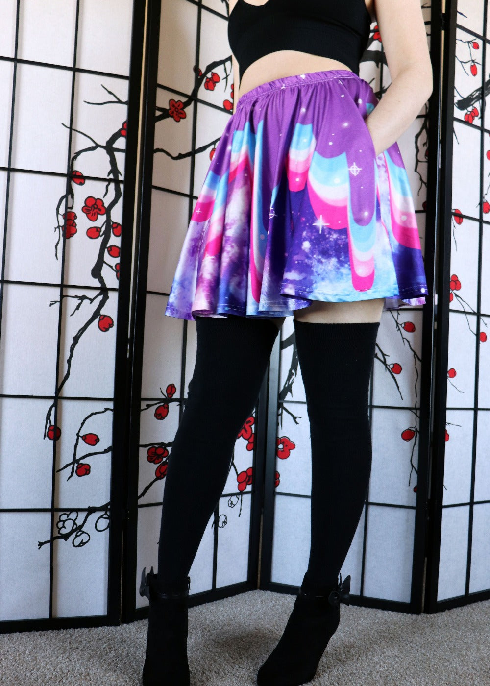 Galaxy skater skirt clearance outfit