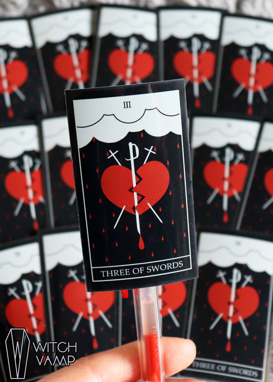 Three of Swords Sticker