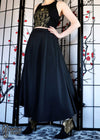 Black Maxi Skirt With Pockets