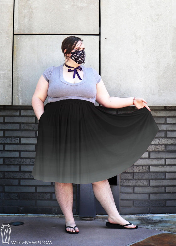 Apathy Midi Skirt With Pockets [Only C Size Left]