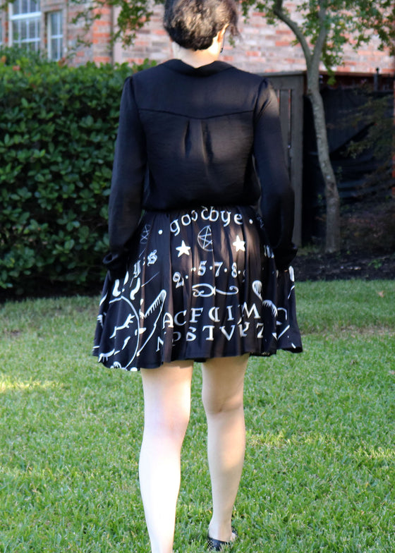 Ouija Board Skater Skirt With Pockets (Only C Size Left)
