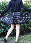 Ouija Board Skater Skirt With Pockets (Only C Size Left)