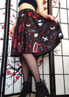 Vampire Night Midi Skirt With Pockets [Only A & B Sizes Left]